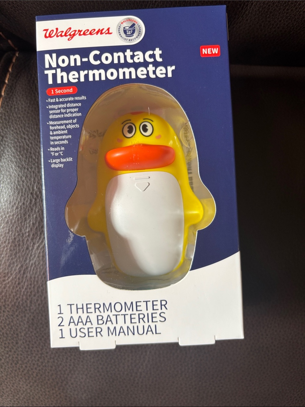 Walgreens Yellow Penguin Non-Contact Thermometer